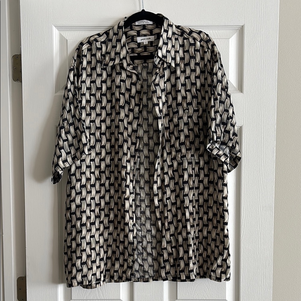 Pierre Cardin Black and White Lightweight Jacket